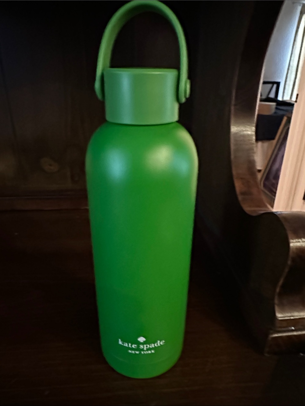 kate spade Green Insulated Bottle with Carry Handle-brand new!